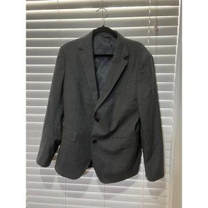Bonobos Athletic Fit Blazer 40R Mens Charcoal Grey Worsted Wool Sport Coat